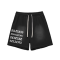 MDRT Sun Fade Raw Edge Cotton Shorts