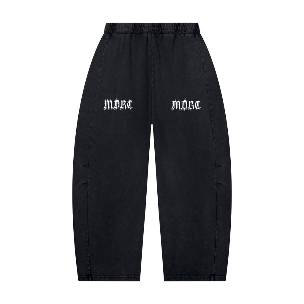 MDRT Unisex Mineral Wash Barrel Leg Pants